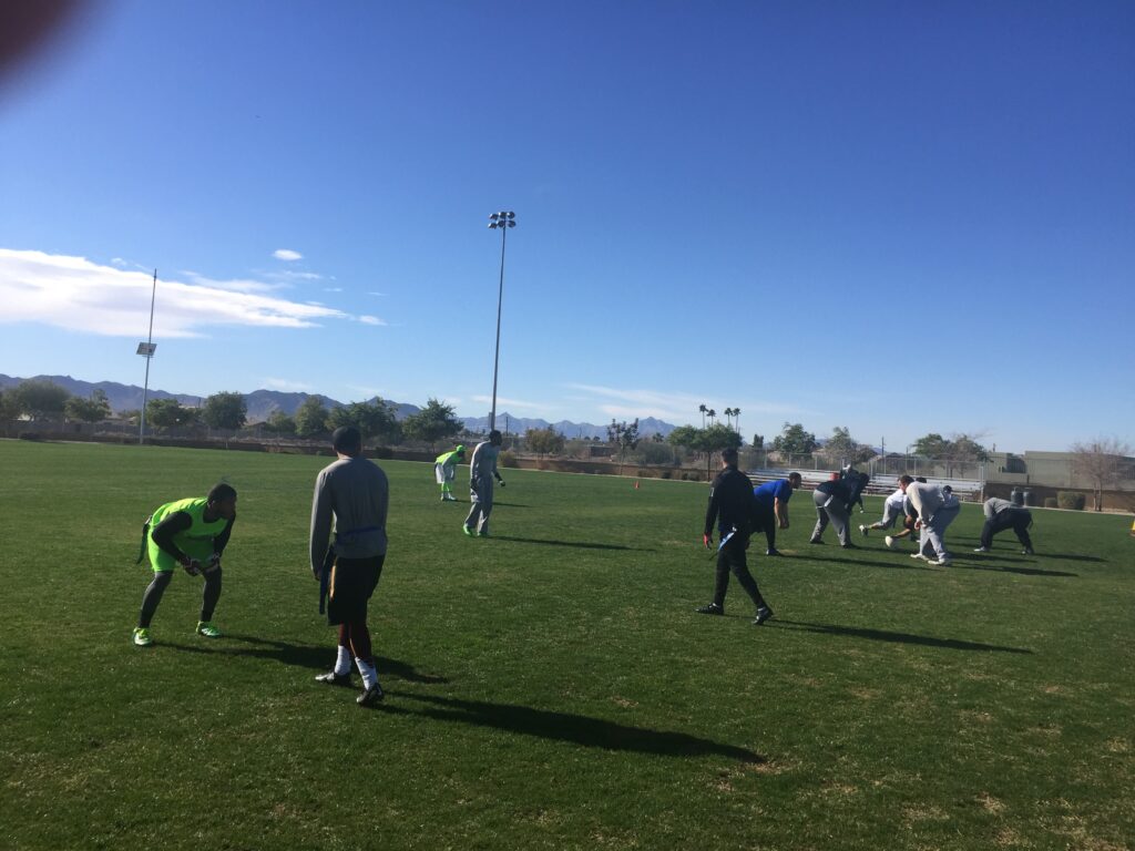 U.S. Football Academy Team training